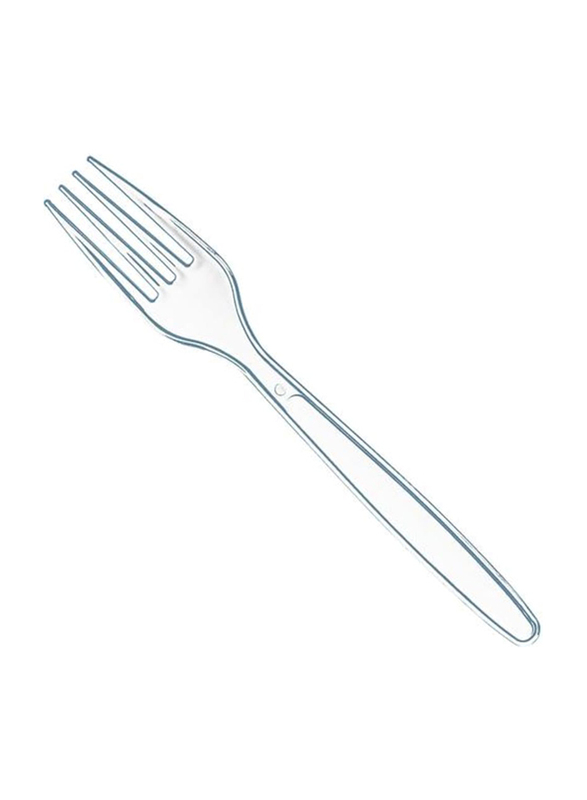 

Hotpack 50-Piece Plastic Fork Set, Clear