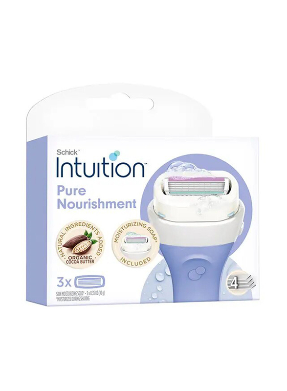 Schick Intuition Pure Nourishment, 3 Pieces