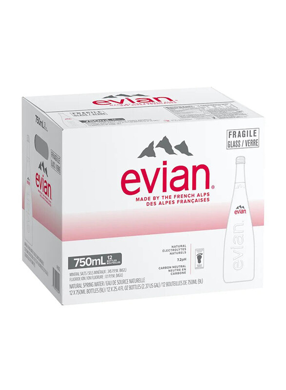 

Evian Natural Mineral Water - 12 x 750ml