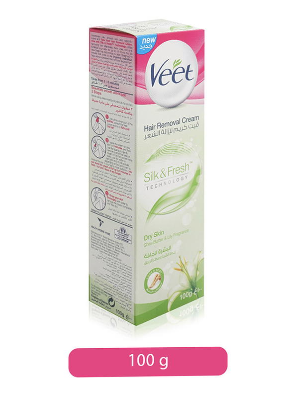 Veet Silk & Fresh Dry Skin Hair Removal Cream, 100gm