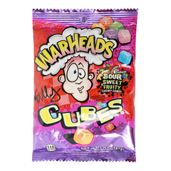 Warheads Chewy Cubes Candy, 141g
