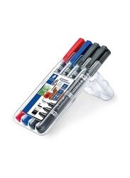 Staedtler 4-Piece Duo Permanent Marker Set, Multicolour