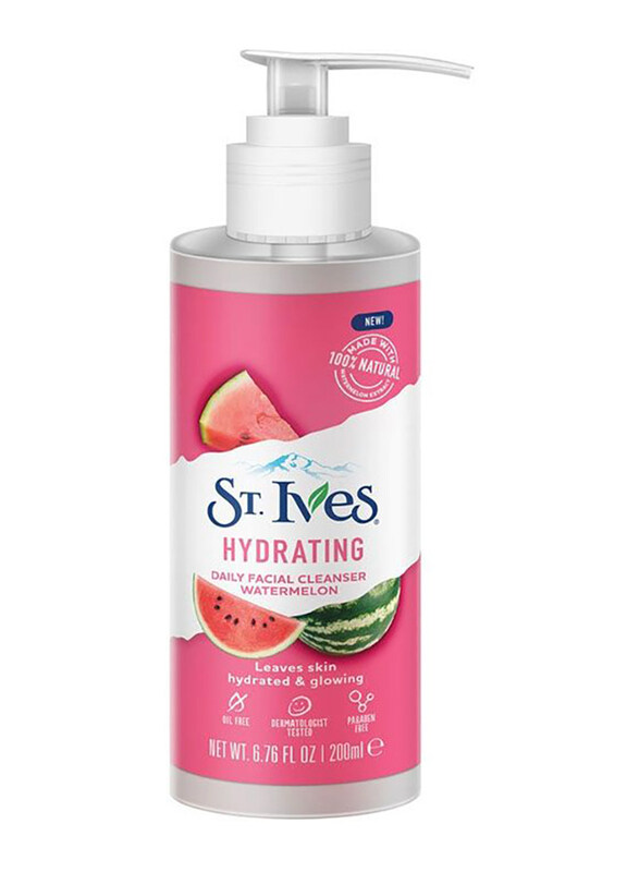 

St. Ives Hydrating Daily Facial Cleanser with Watermelon Extracts - 200 ml