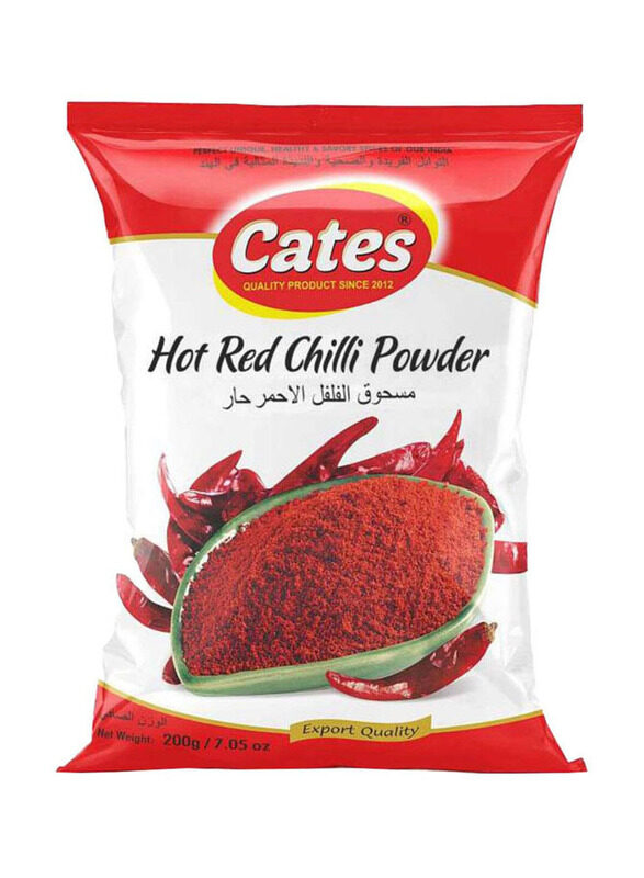 

Cates Hot Red Chilli Powder Pouch, 200g