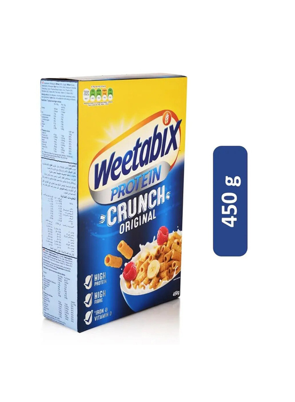 Weetabix Original Protein Crunch Wheat Cereals - 450 g