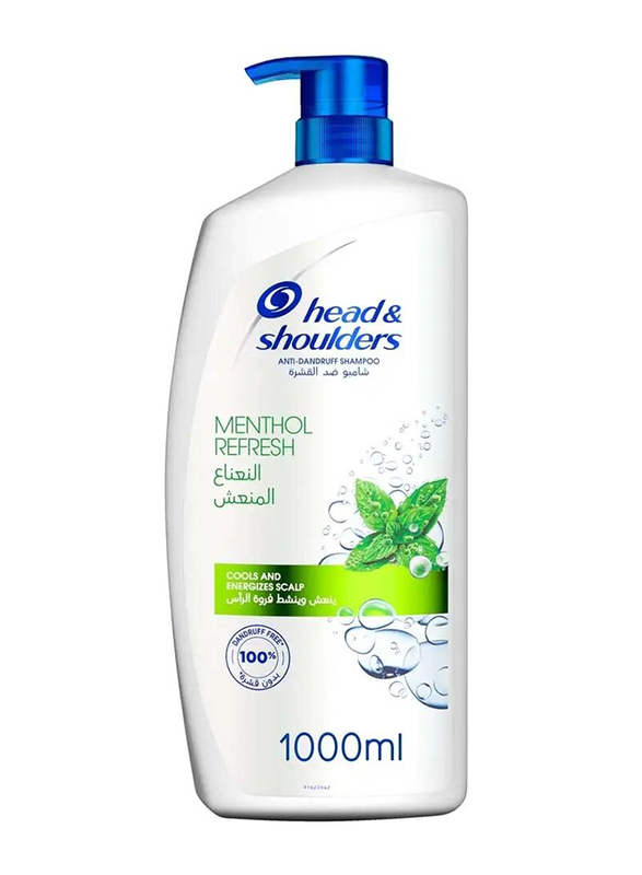 Head & Shoulders Menthol Refresh Anti-Dandruff Shampoo, 1000ml