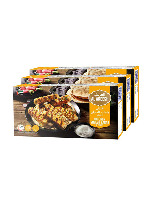 

Al Areesh Chicken Kabab, 3 x 280g