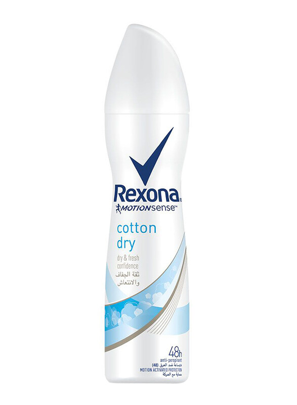 

Rexona Cotton Dry & Fresh Confidence Deodorant Spray for Women, 150ml