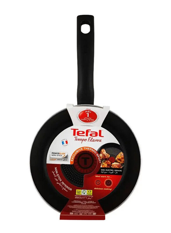 

Tefal Tempo Flame Non-Stick Fry Pan, 20cm, Red