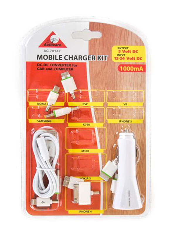 Autocare Atr Mobile Charger Kit, White