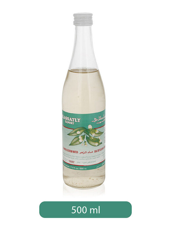 

Kassatly Flavor Orange Blossom Water Bottle, 500ml