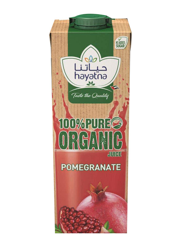 

Hayatna Organic Juice Pomegranate UHT, 1 Liter