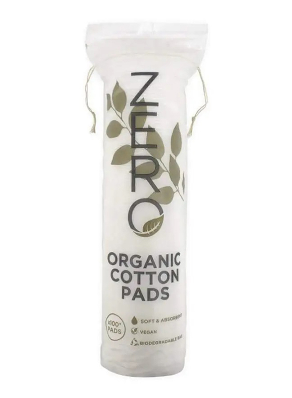 Zero Organic Cotton Pads, 100 Pads