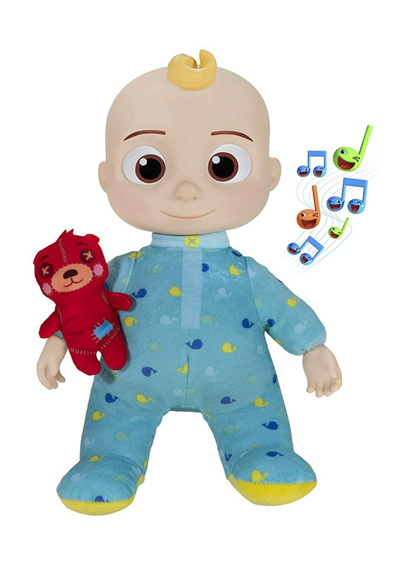 Cocomelon Musical Plush Bedtime JJ Doll Toy, Month 18+