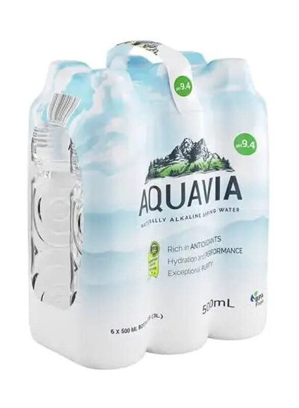 

Aquavia Natural Mineral Water, 6 x 500ml