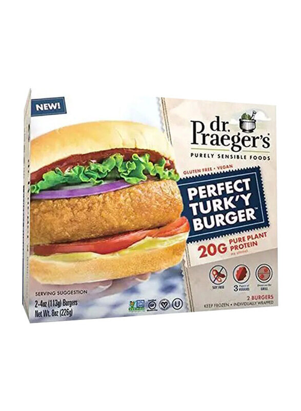 

Dr. Praeger's Perfect Turkey Burger, 226g