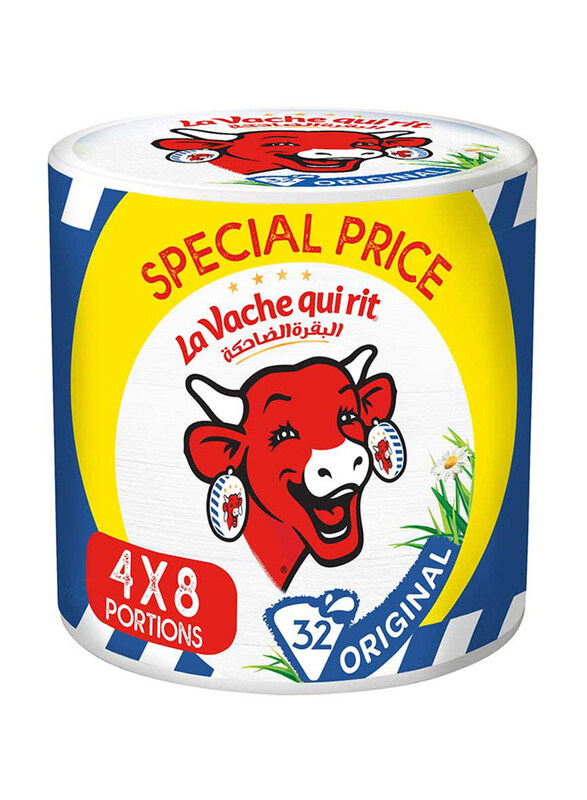 

La Vache Quirit Original Spreadable Cheese Triangles, 4 x 8 Portions, 480g