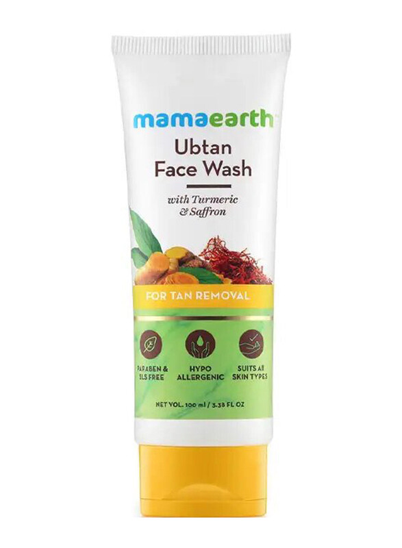 

Mamaearth Ubtan Face Wash For Tan Remova, 100ml