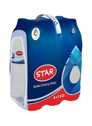 Star Bottled Drinking Water, 6 x 1.5L