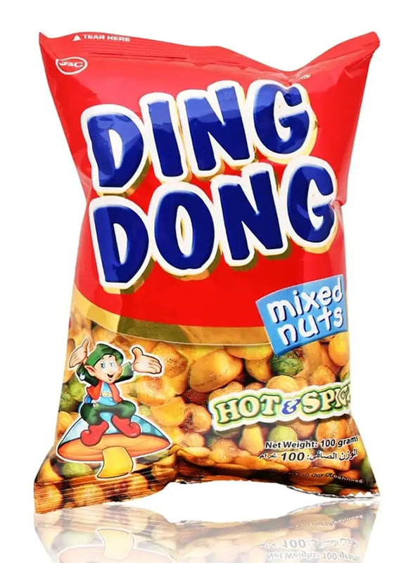 Ding Dong Hot & Spicy Mix Nuts, 100g