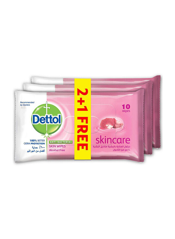 

Dettol Anti-Bacterial Skincare Skin Wipes
