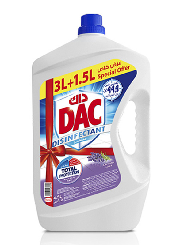DAC Disinfectant Lavender All Purpose Cleaners, 4.5 Liters