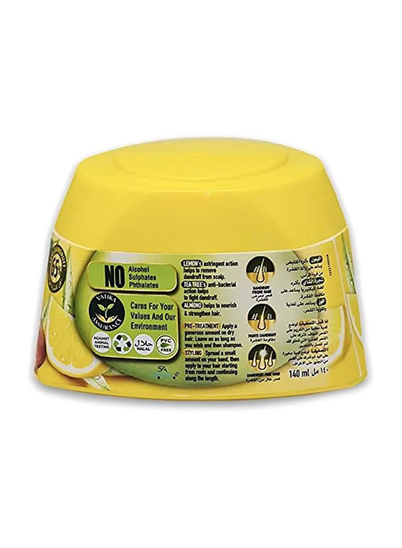 Dabur Vatika Dandruff Guard Hair Cream for All Hair Types, 140ml, 2 Pieces