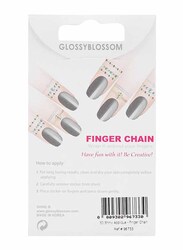 Glossyblossom 96733 3D Finger Chain Stickers, Multicolour