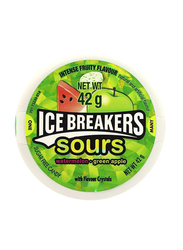 Icebreaker Sugar Free Watermelon & Green Apple Sours Candy, 42g
