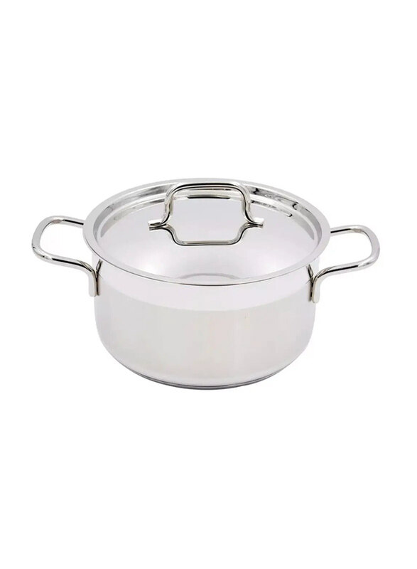 

Alfa Round Stainless Steel Casserole, 18 x 10cm, 2.5L