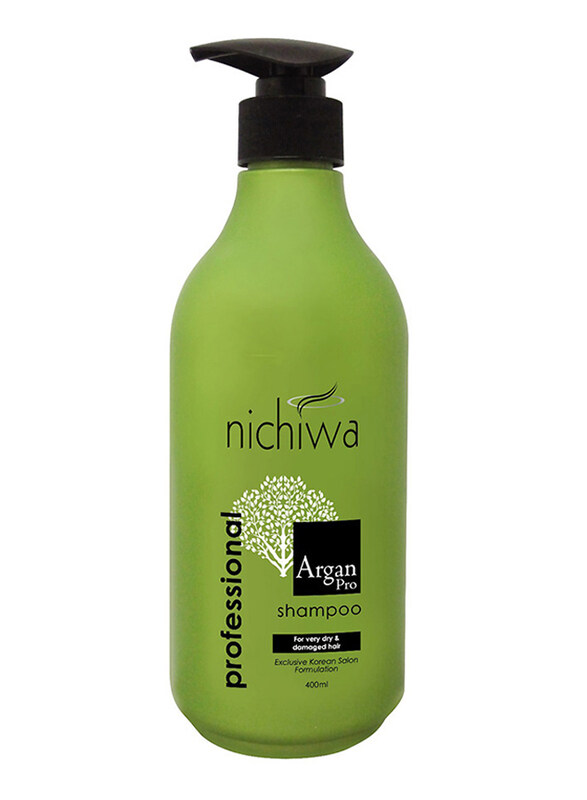 

Nichiwa Argan Pro Professional Hydrating Shampoo for Damaged Hair, 400ml