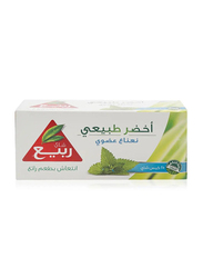 Rabea Organic Mint Green Tea Bags - 25 Pieces