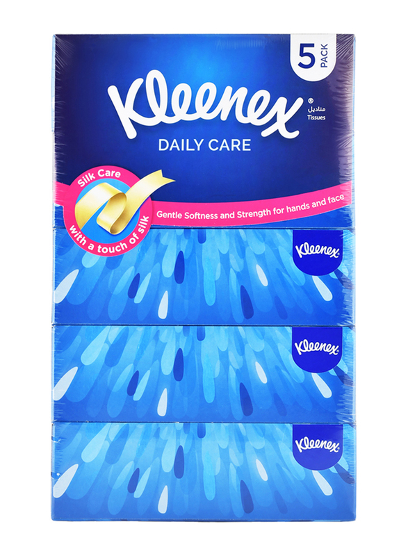 Kleenex Daily Care 2 Ply Tissue, 5 x 130 Sheets