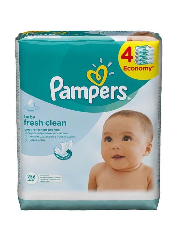 

Pampers Baby Wipes Fresh - 3+1 Pack