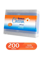 Sanita Charm 100% Cotton Buds, 200 Buds