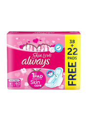 Always Cotton Skinlove, 60 Pieces