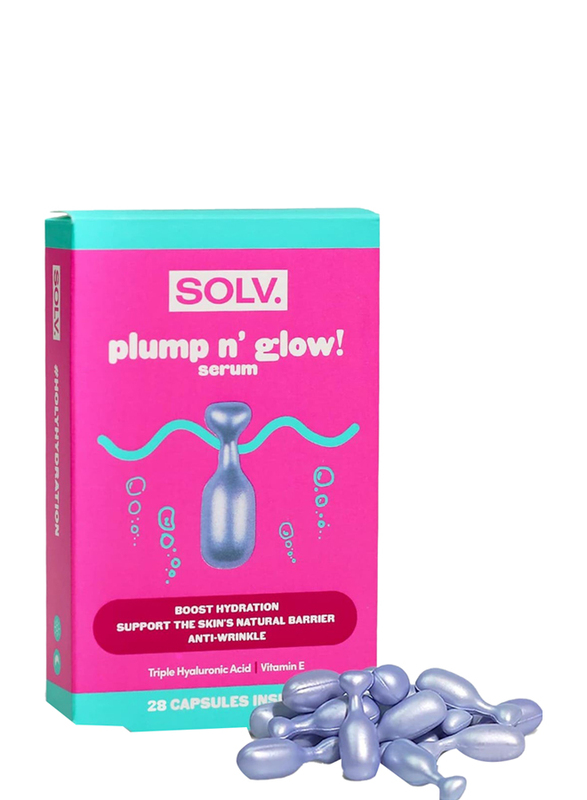 Solv. Plump N Glow Skin Serum Capsules, 28 Pieces