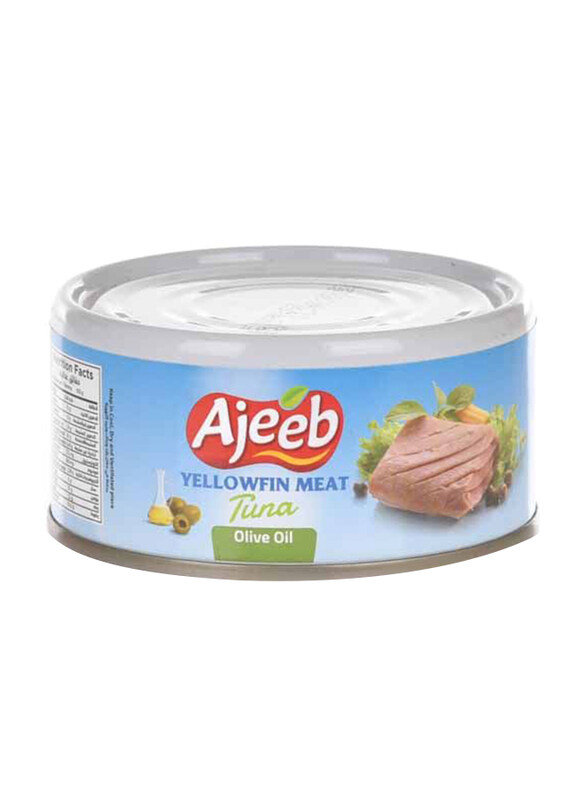 Ajeeb Yellow Fin Tuna In Olive Oil, 170g