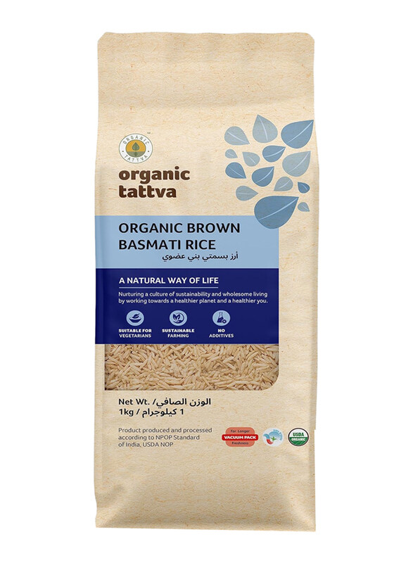 

Organic Tattva Brown Basmati Rice, 1Kg