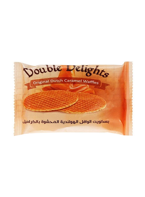 Double Delights Dutch Caramel Waffles, 80g