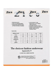 Zico Cotton Undershirt for Men's - White - Medium