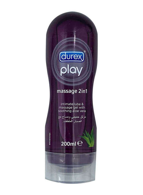 

Durex Play Massage 2 in 1 Intimate Lubricant with Soothing Aloe Vera, 200ml