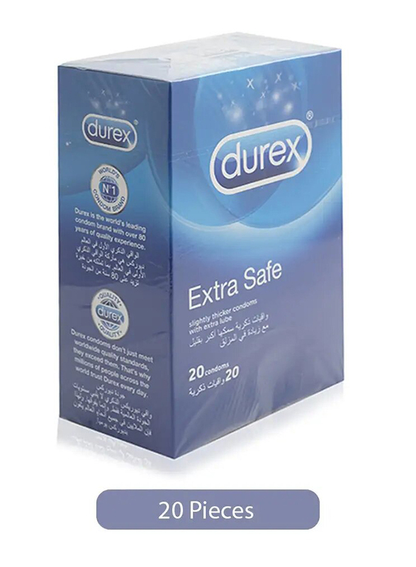 Durex Extra Safe Condoms, 20 Pieces