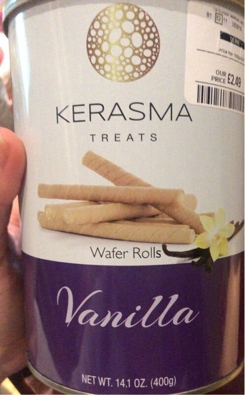 

Kerasma Vanilla Wafer Sticks, 400g