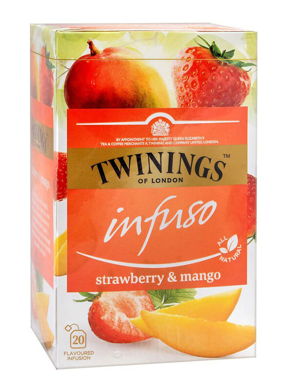 

Twinings Infuso Strawberry & Mango Flavored Tea, 20 Tea Bags