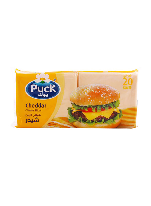 

Puck Cheddar Cheese Slices, 400 g