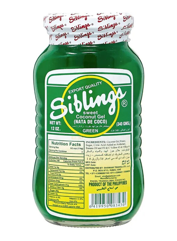 Siblings Natadecoco Green Sweet Coconut Gel, 340g