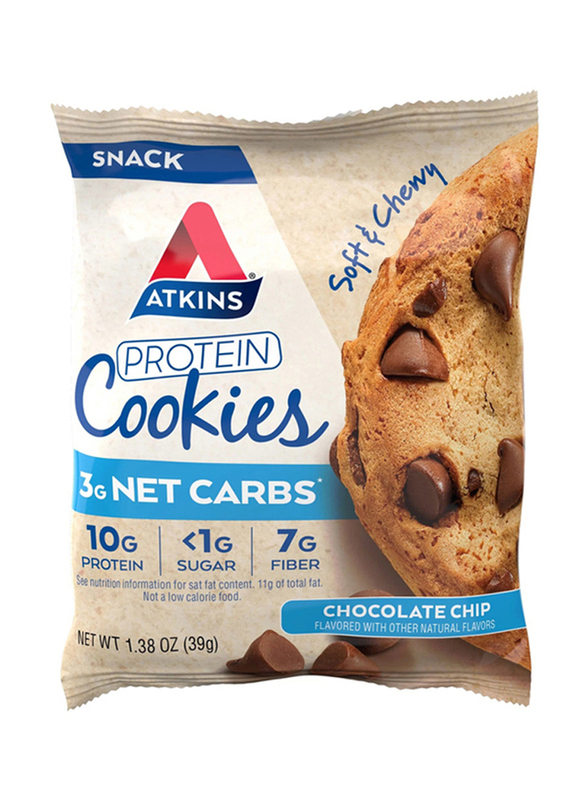 Atkins Protein Chocolate Chip Cookies, 39g