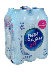 Nestle Pure life Bottle Drinking Mineral Water, 6 x 1.5 Liter