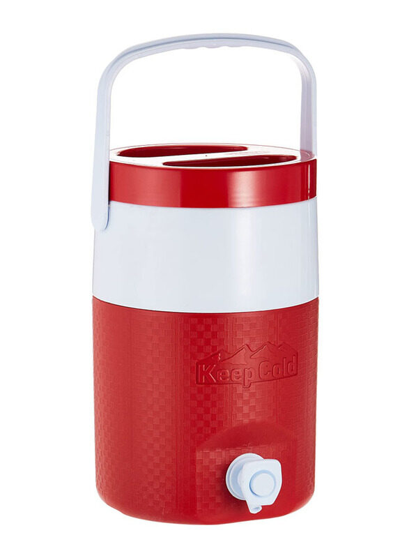 

Cosmoplast 2-Gallon Keepcold Jug, Red